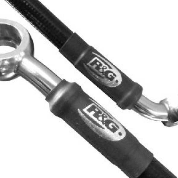 R&G R&G Kawasaki ZX6R Ninja 2009 - 2012 Braided Stainless Brake Line Hose